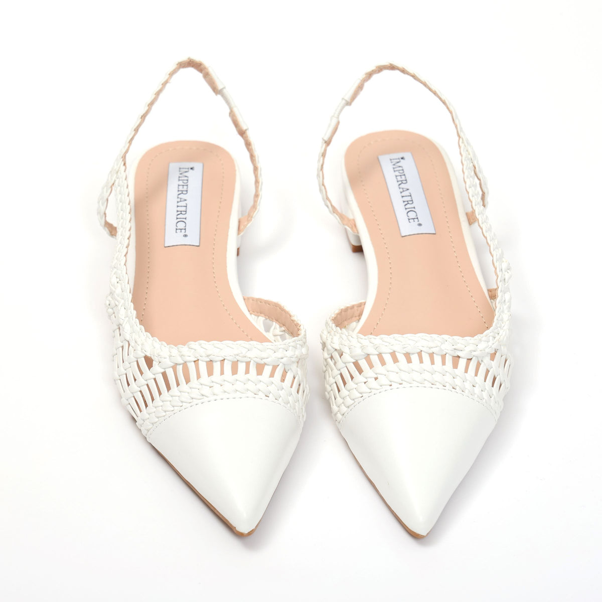 Ballerine in simil pelle con intreccio- Art.BK501