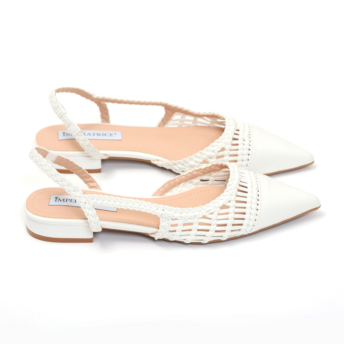 Ballerine in simil pelle con intreccio- Art.BK501