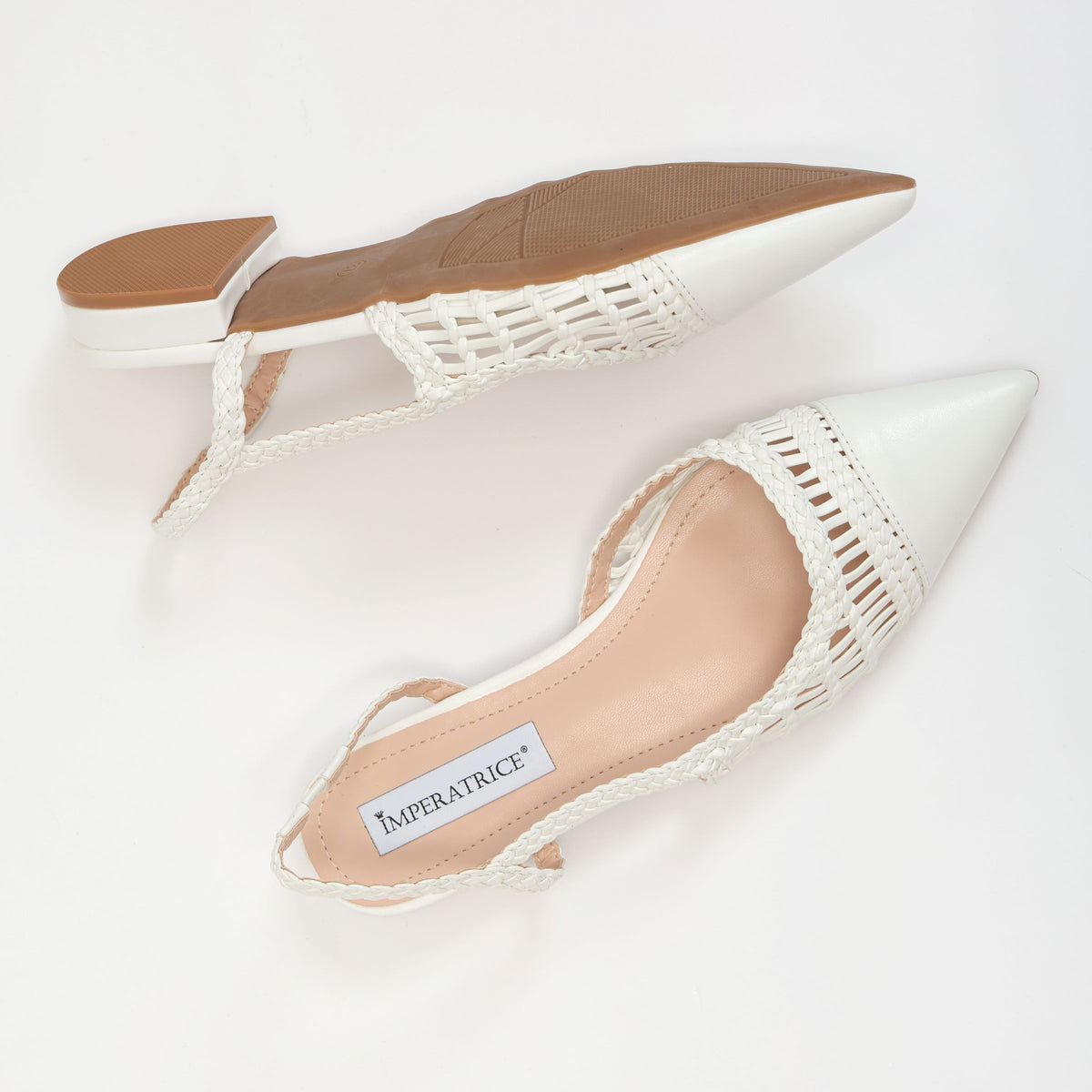 Ballerine in simil pelle con intreccio- Art.BK501