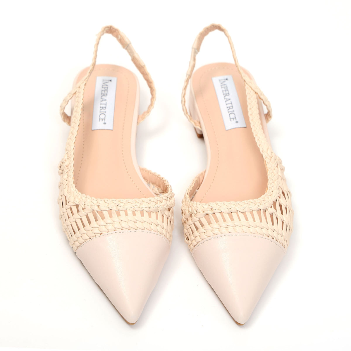 Ballerine in simil pelle con intreccio- Art.BK501
