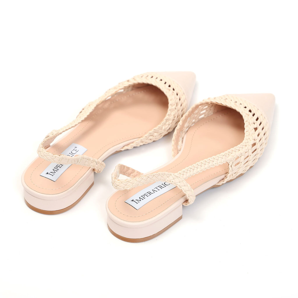 Ballerine in simil pelle con intreccio- Art.BK501