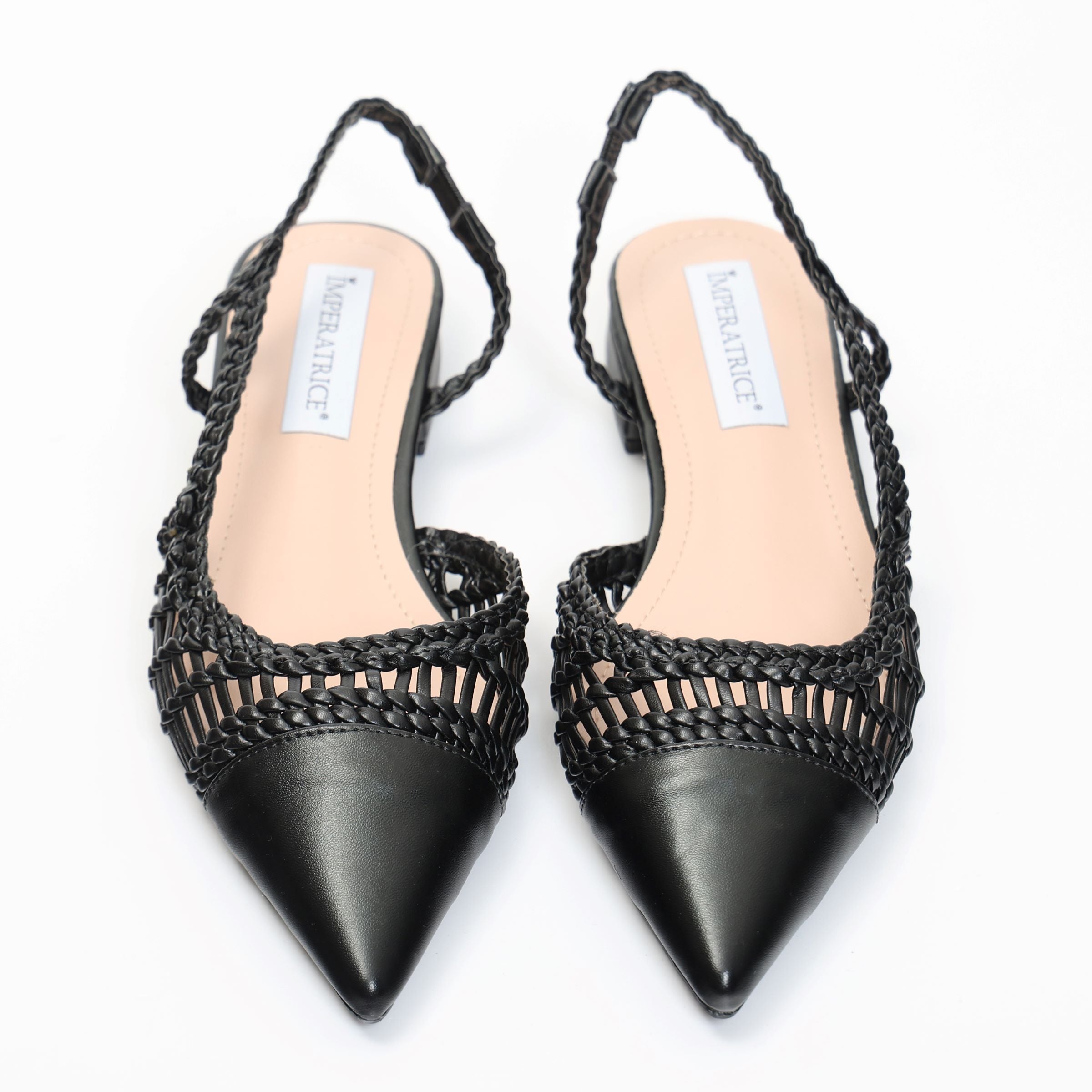 Ballerine in simil pelle con intreccio- Art.BK501