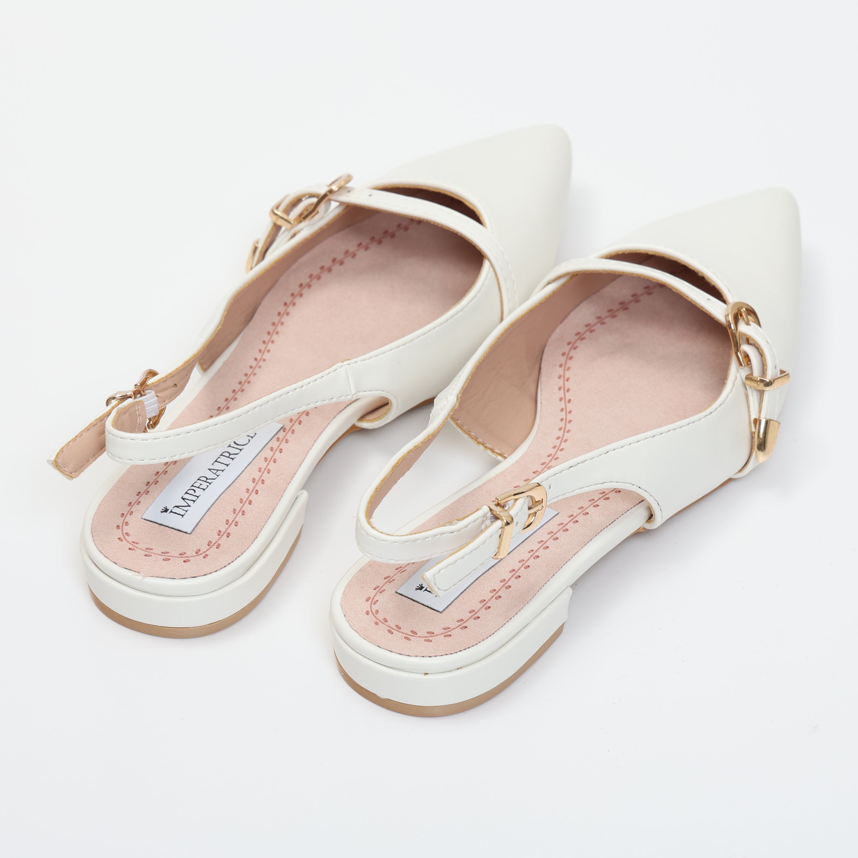 Ballerine sligback in simil pelle con dettaglio cinturino- Art.OK80