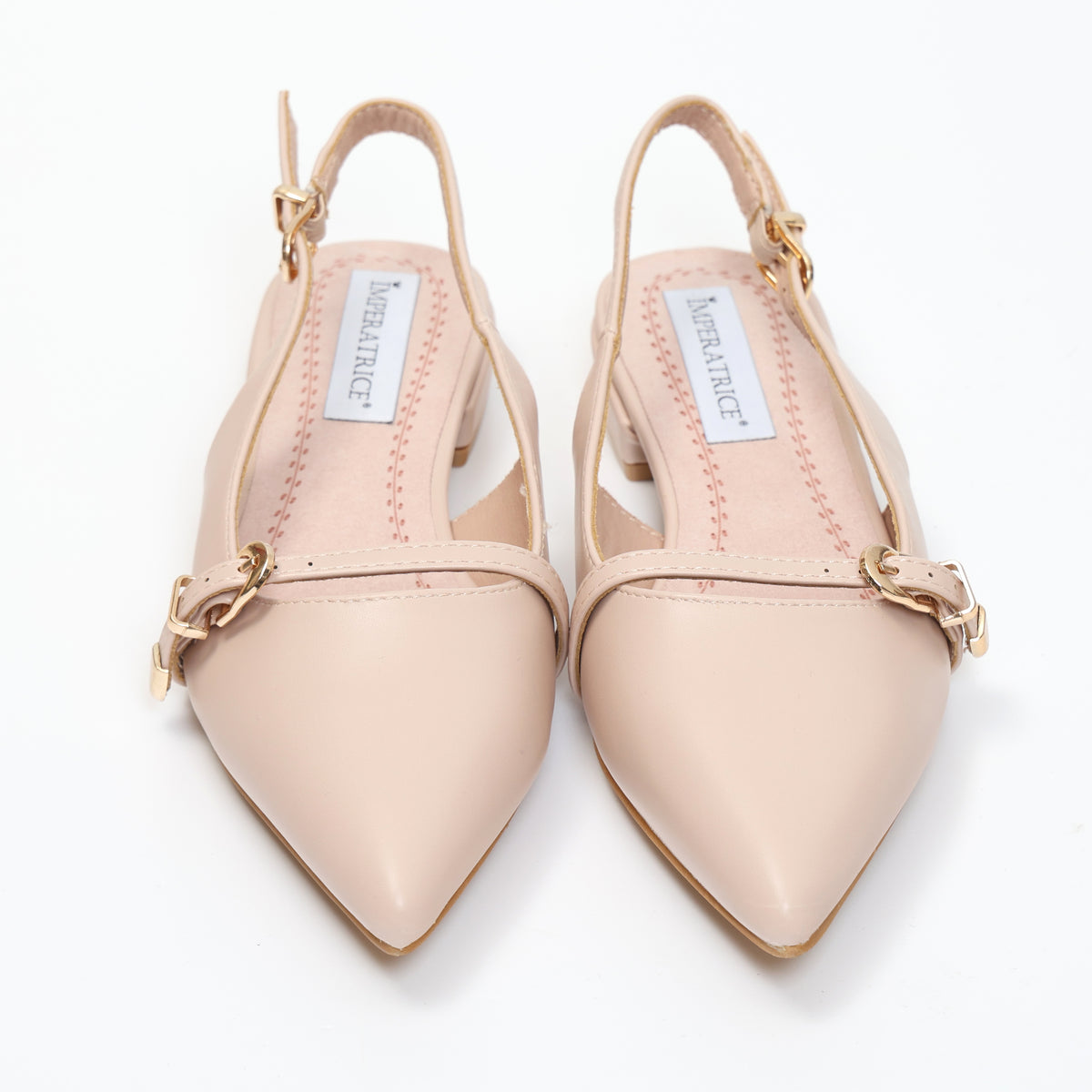 Ballerine sligback in simil pelle con dettaglio cinturino- Art.OK80