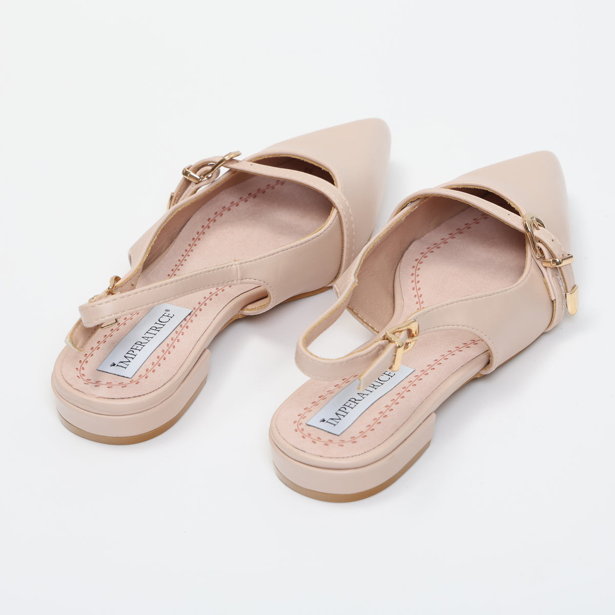 Ballerine sligback in simil pelle con dettaglio cinturino- Art.OK80
