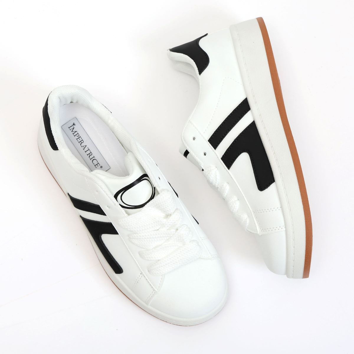 Sneakers in simil pelle bicolore- Art.A97