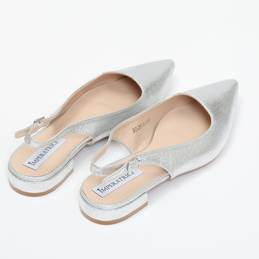 Ballerine slingback in simil pelle verniciata- Art.BO255