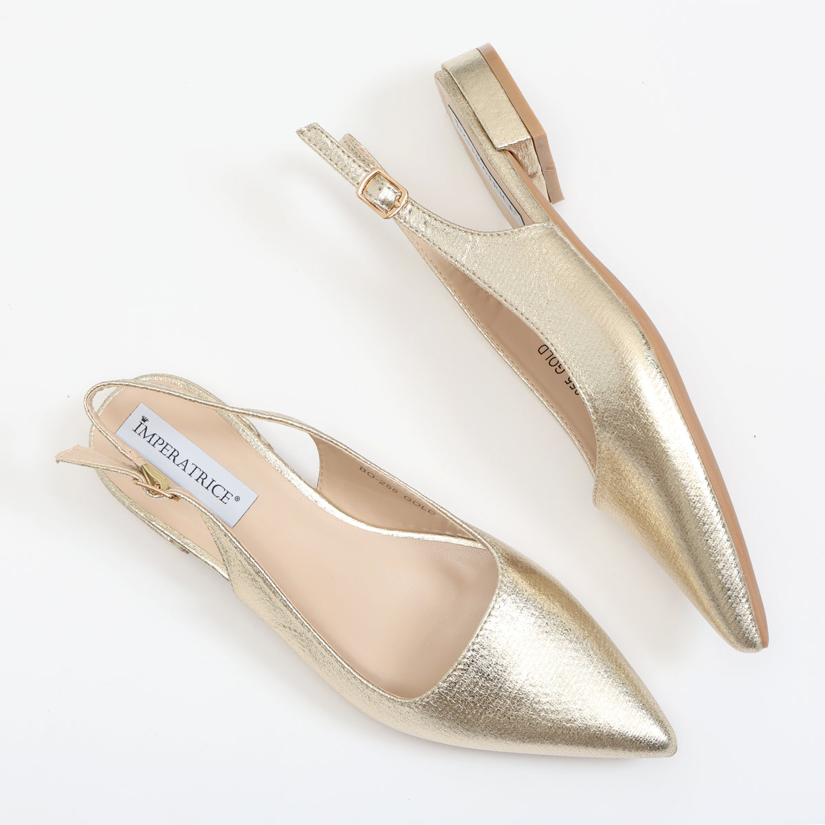 Ballerine slingback in simil pelle verniciata- Art.BO255