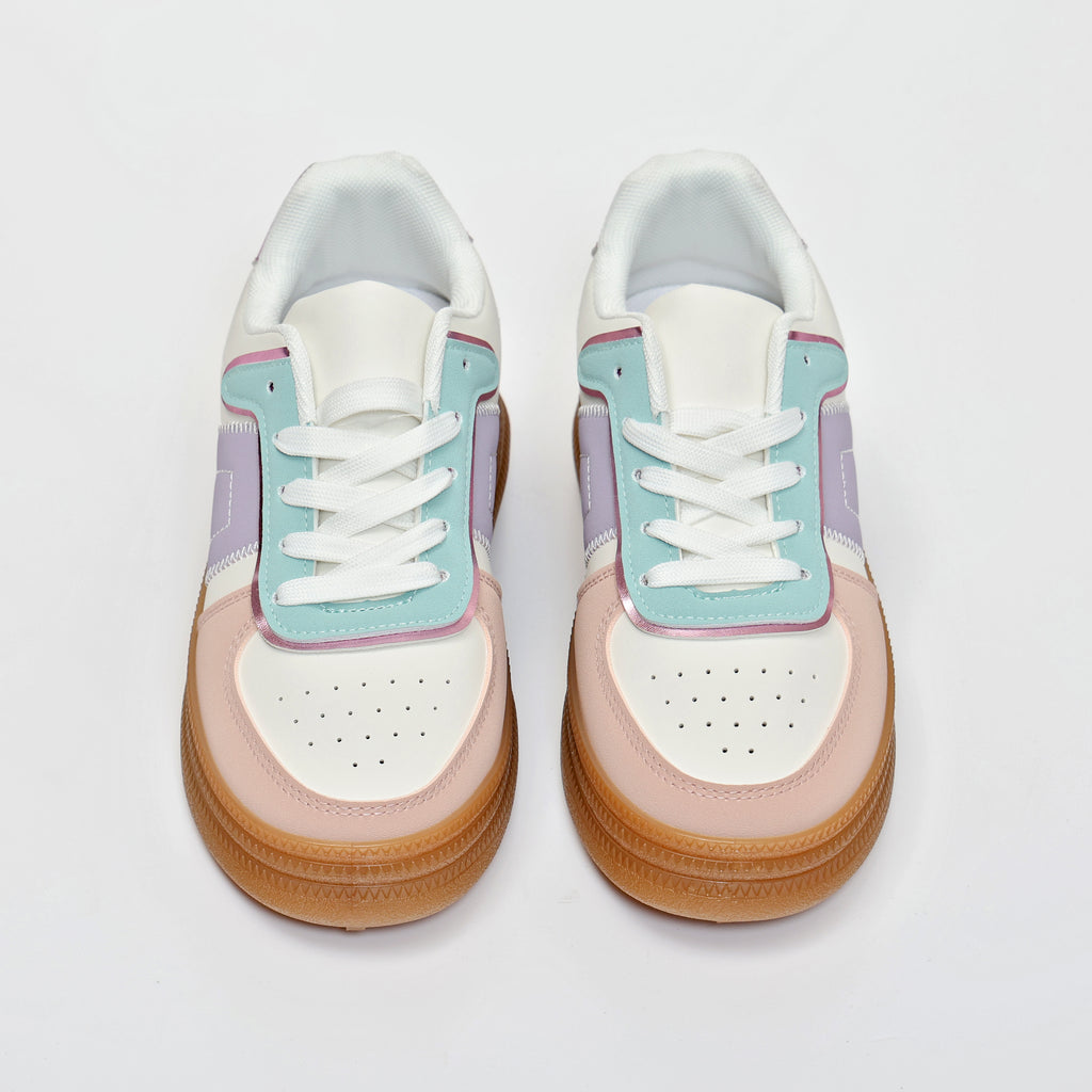 Sneakers in simil pelle multicolore- Art.SP531