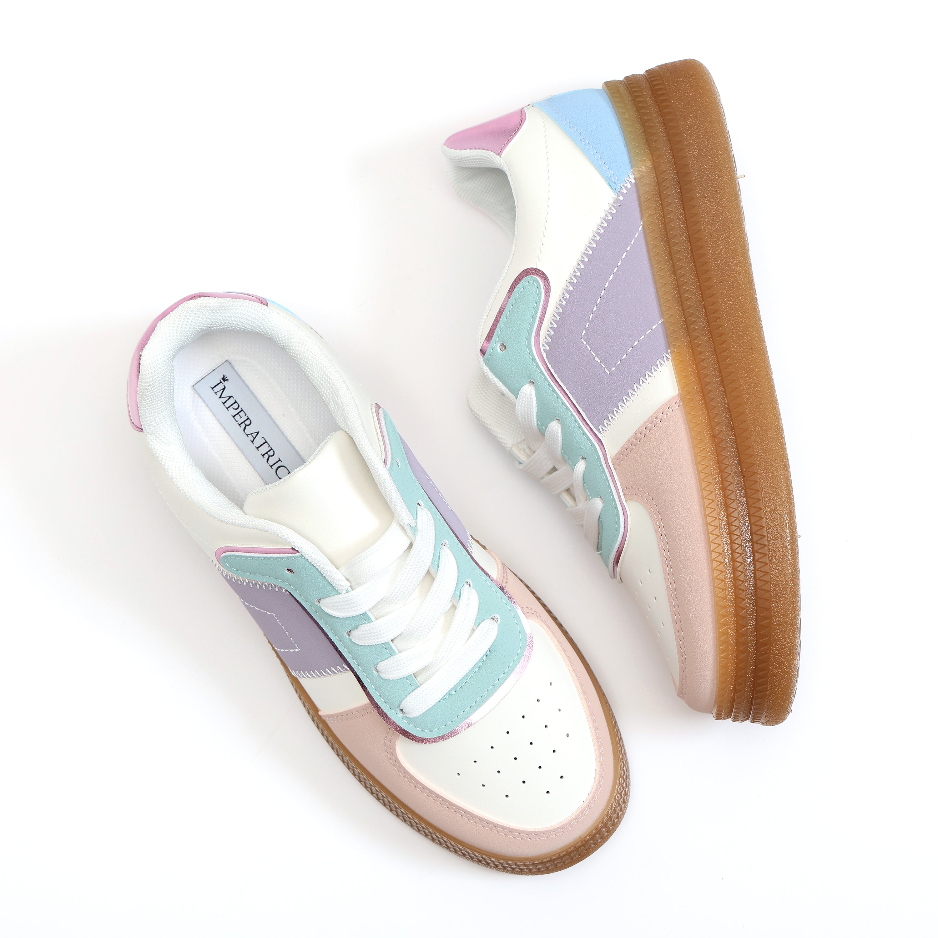 Sneakers in simil pelle multicolore- Art.SP531