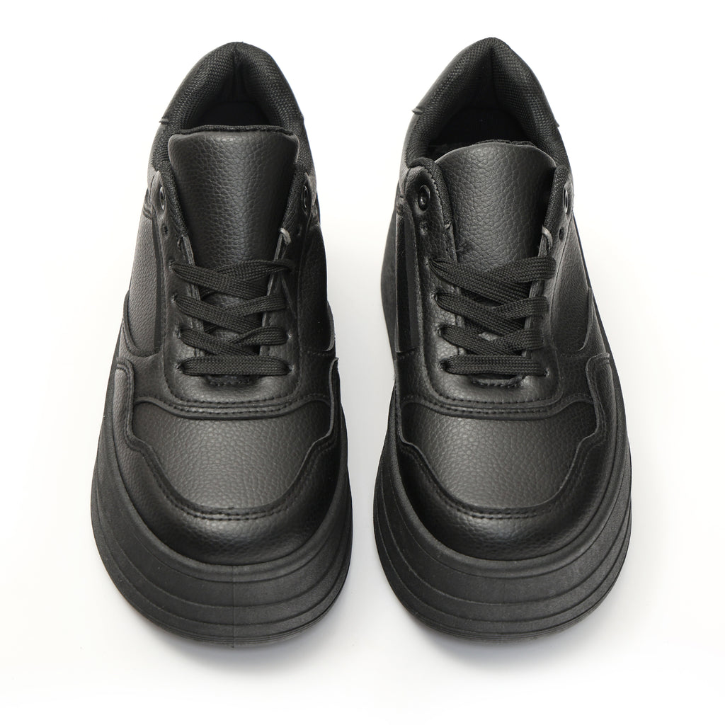 Sneakers in simil pelle platform- Art.77716