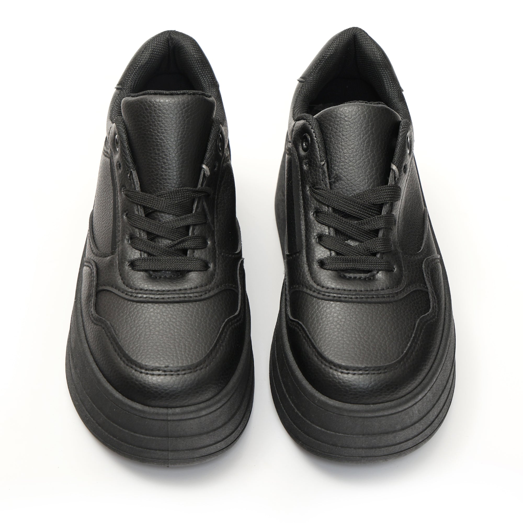 Sneakers in simil pelle platform- Art.77716