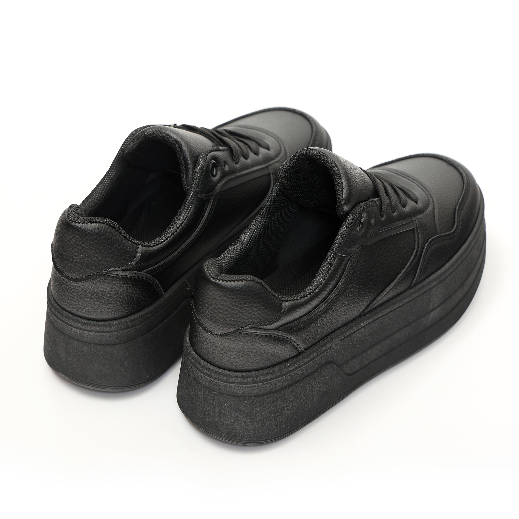 Sneakers in simil pelle platform- Art.77716