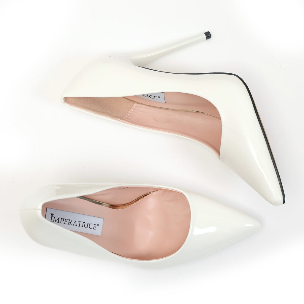 Dècolletè pumps in simil pelle verniciata con tacco a spillo- Art.BO108