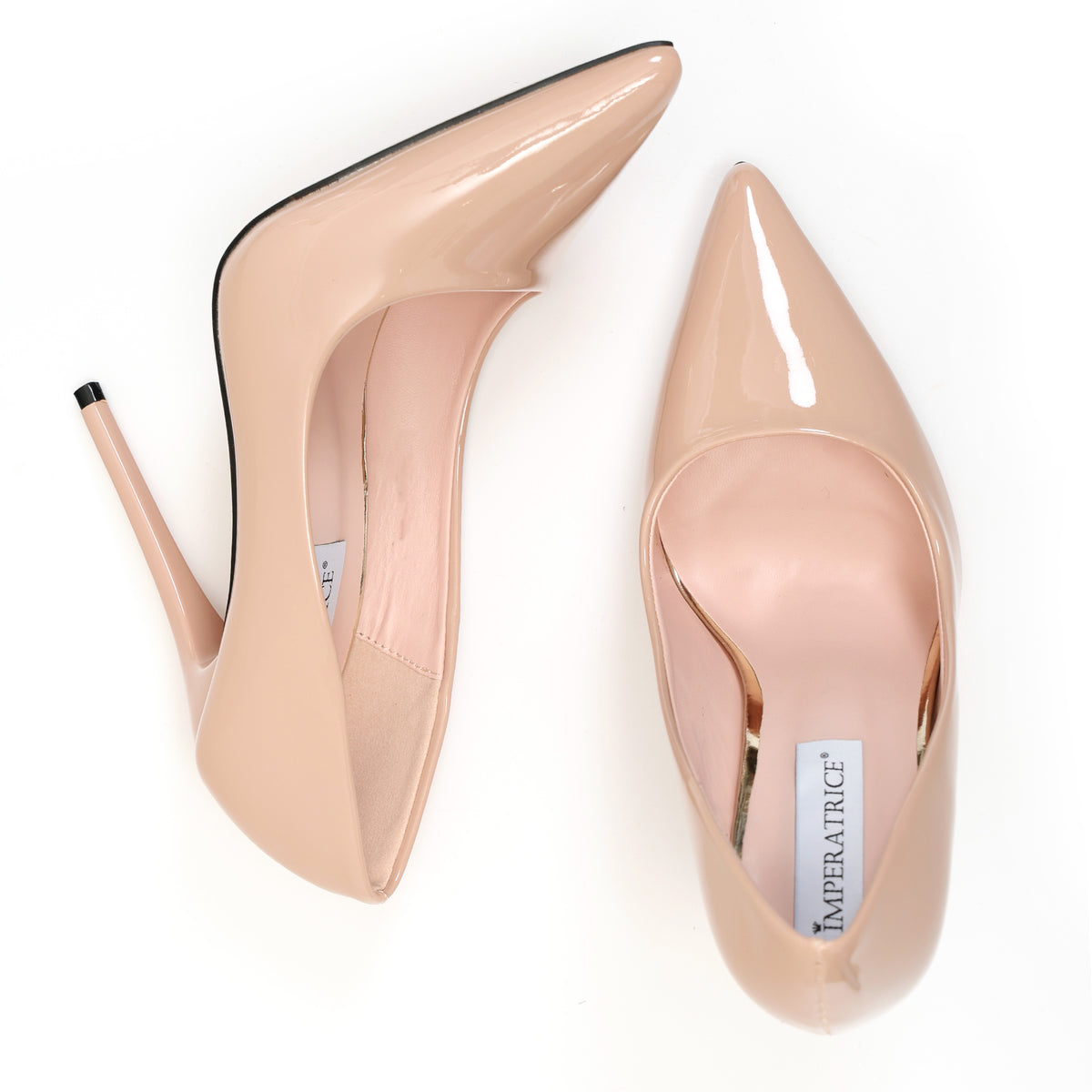 Dècolletè pumps in simil pelle verniciata con tacco a spillo- Art.BO108