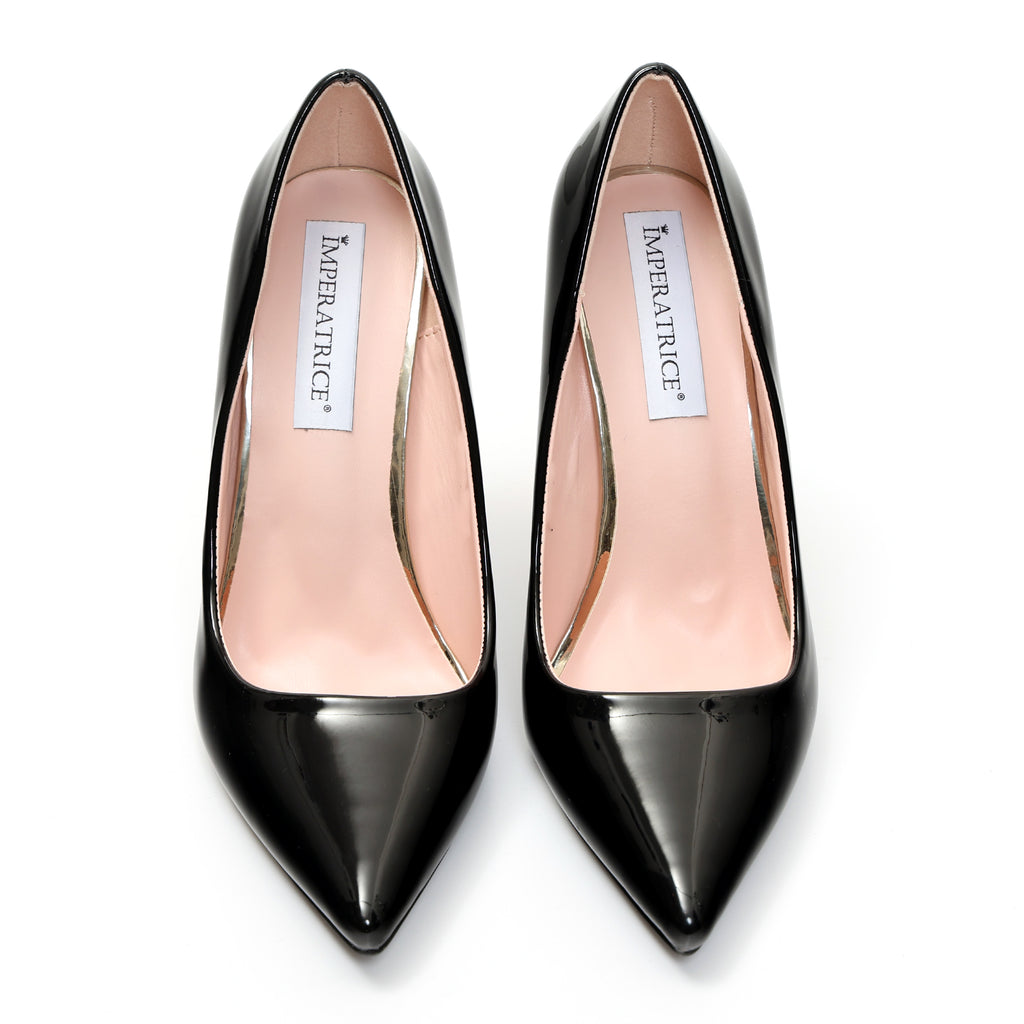 Dècolletè pumps in simil pelle verniciata con tacco a spillo- Art.BO108
