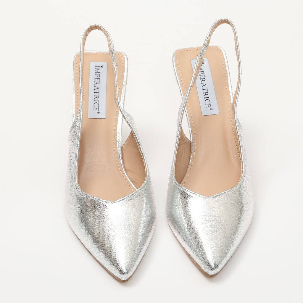 Dècolletè slingback in simil pelle- Art.SP014