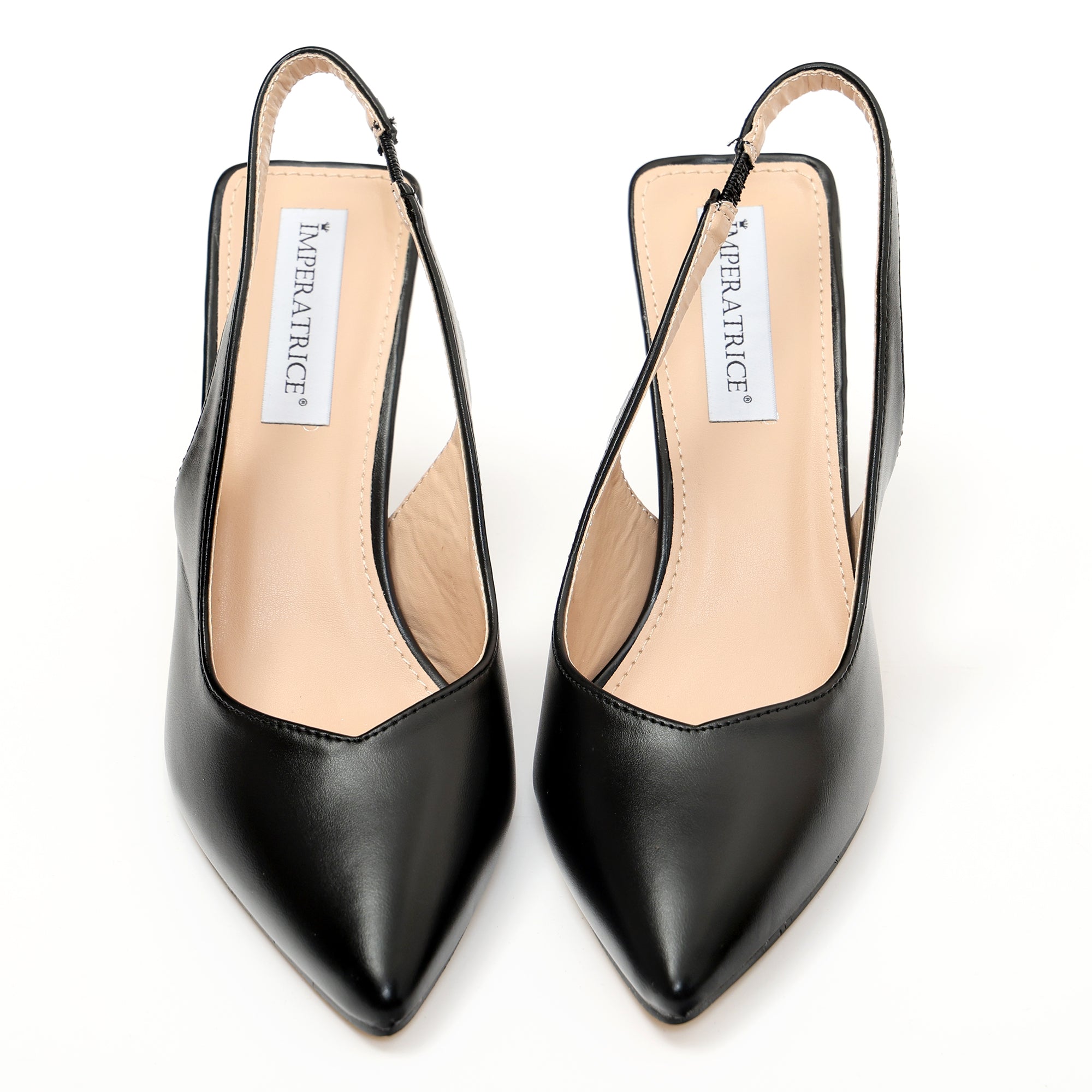Dècolletè slingback in simil pelle- Art.SP014