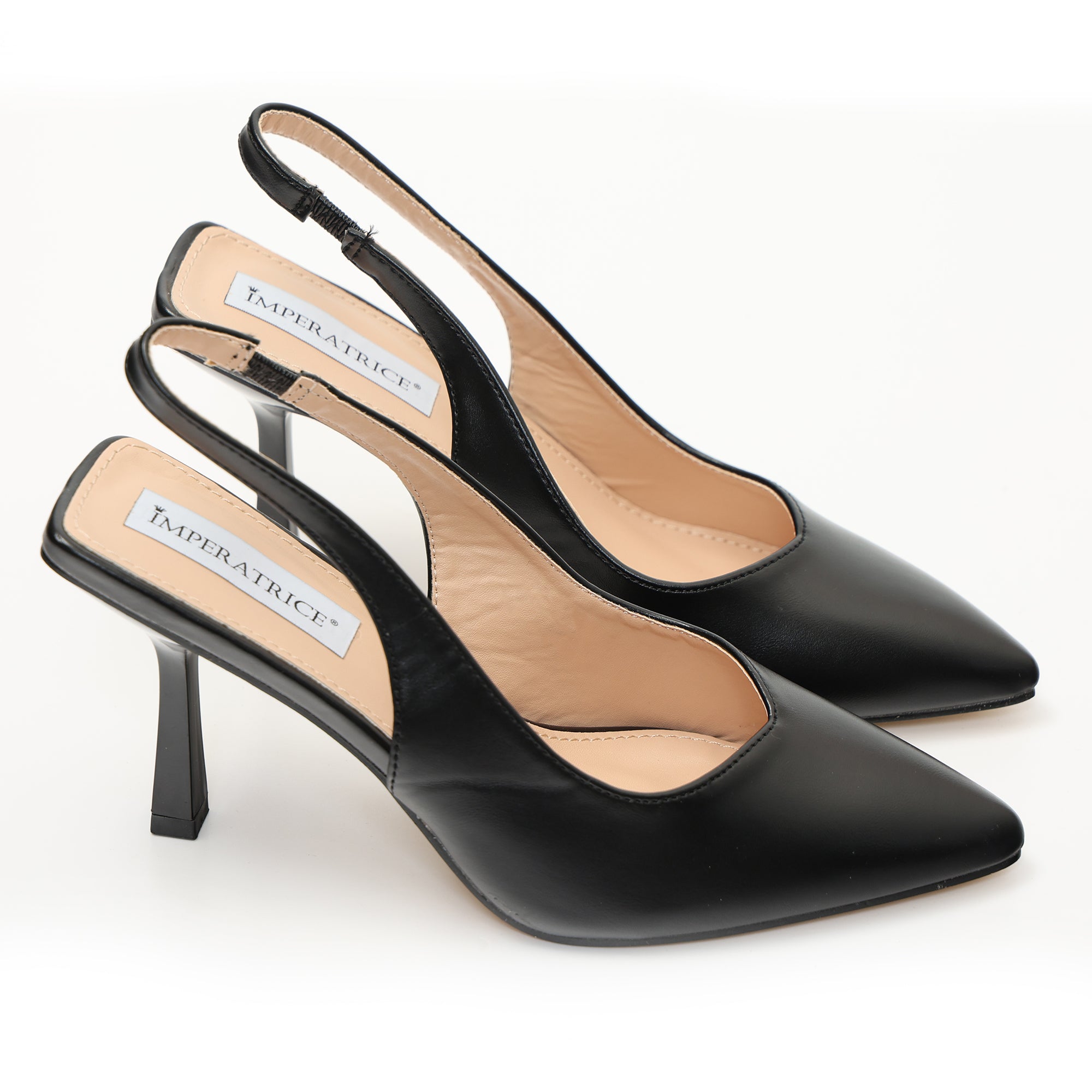 Dècolletè slingback in simil pelle- Art.SP014