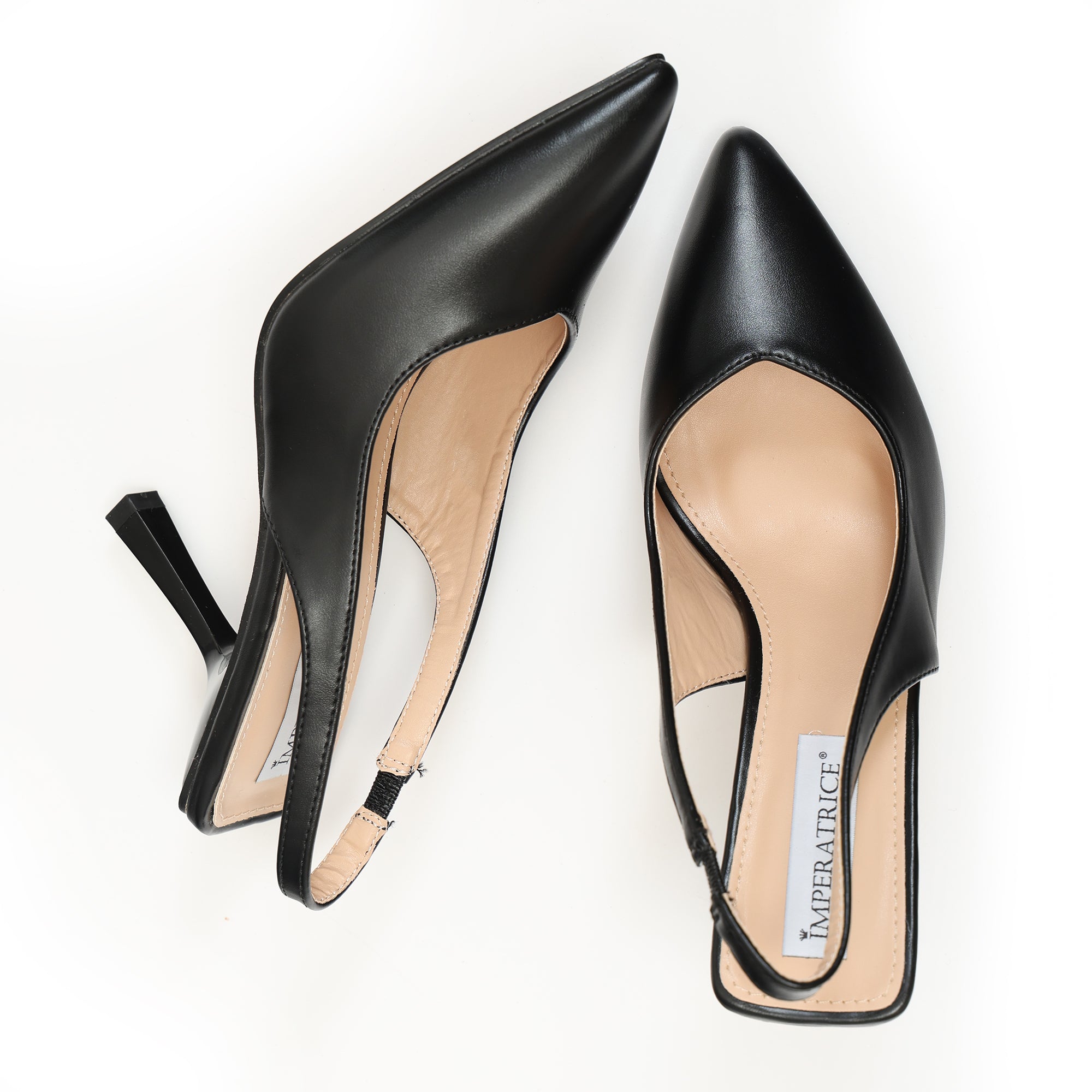 Dècolletè slingback in simil pelle- Art.SP014