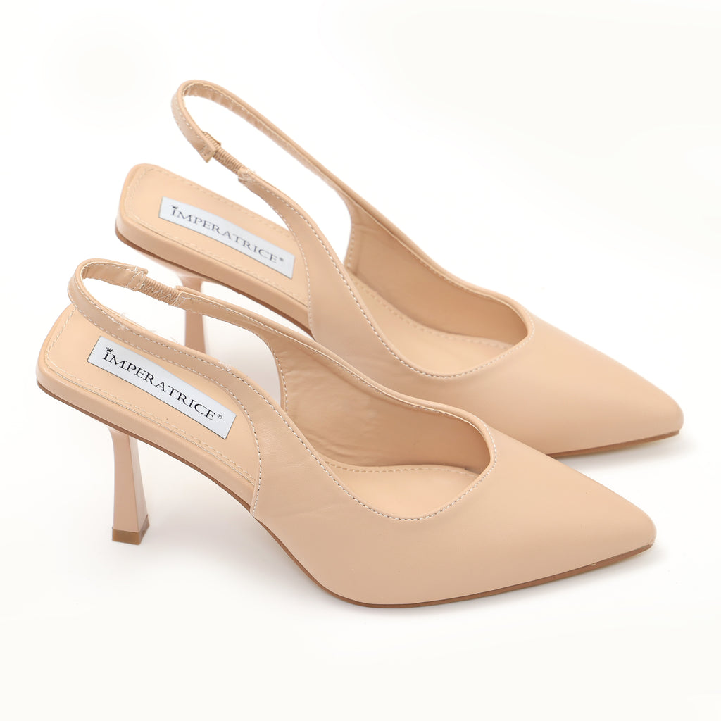 Dècolletè slingback in simil pelle- Art.SP014