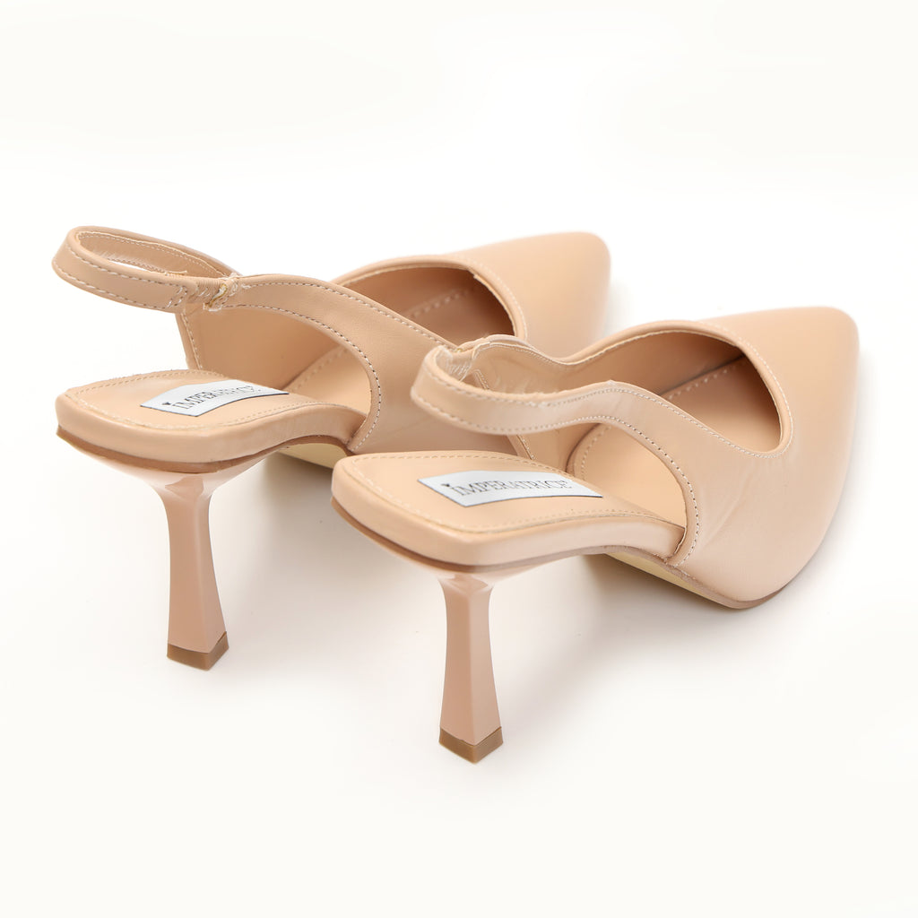 Dècolletè slingback in simil pelle- Art.SP014