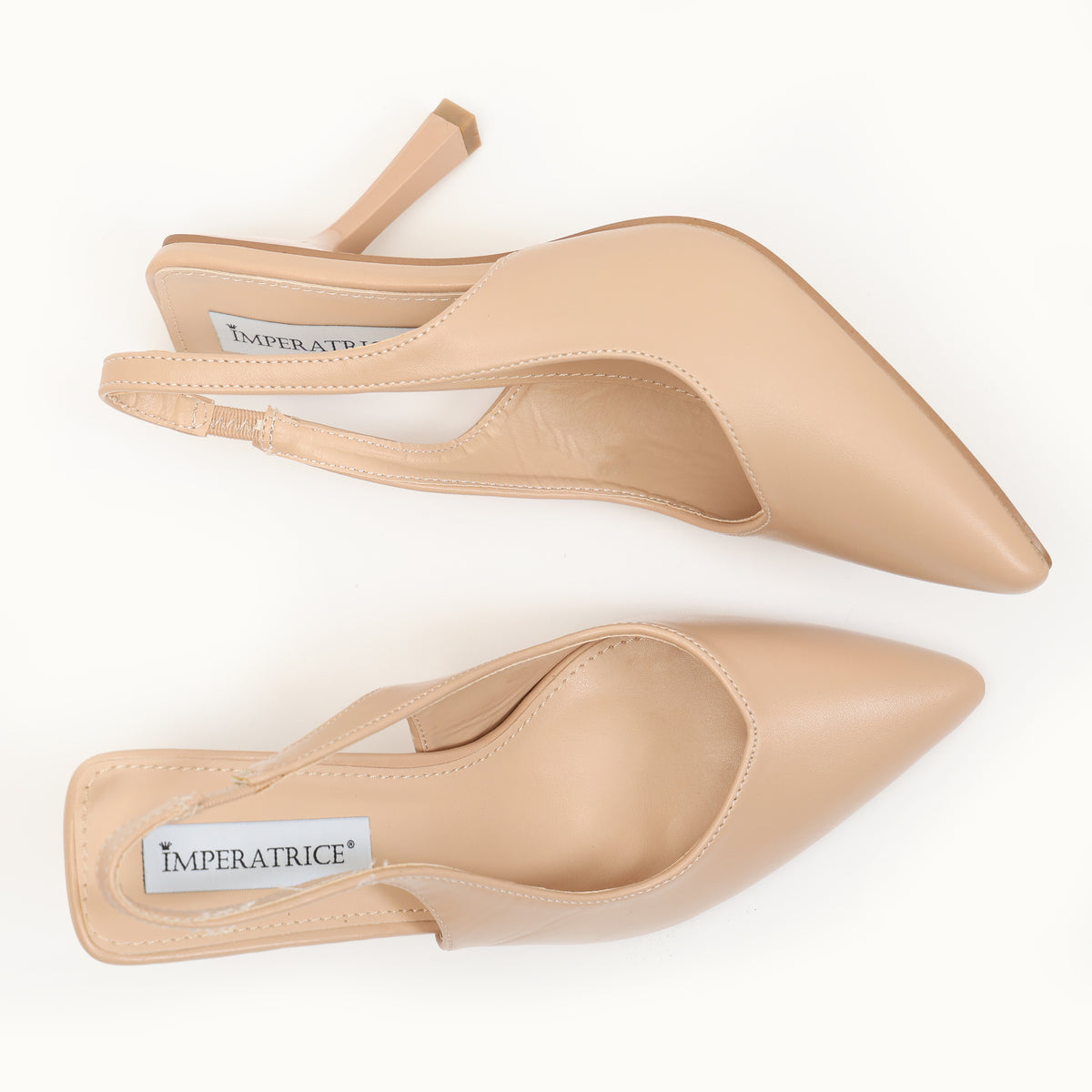 Dècolletè slingback in simil pelle- Art.SP014