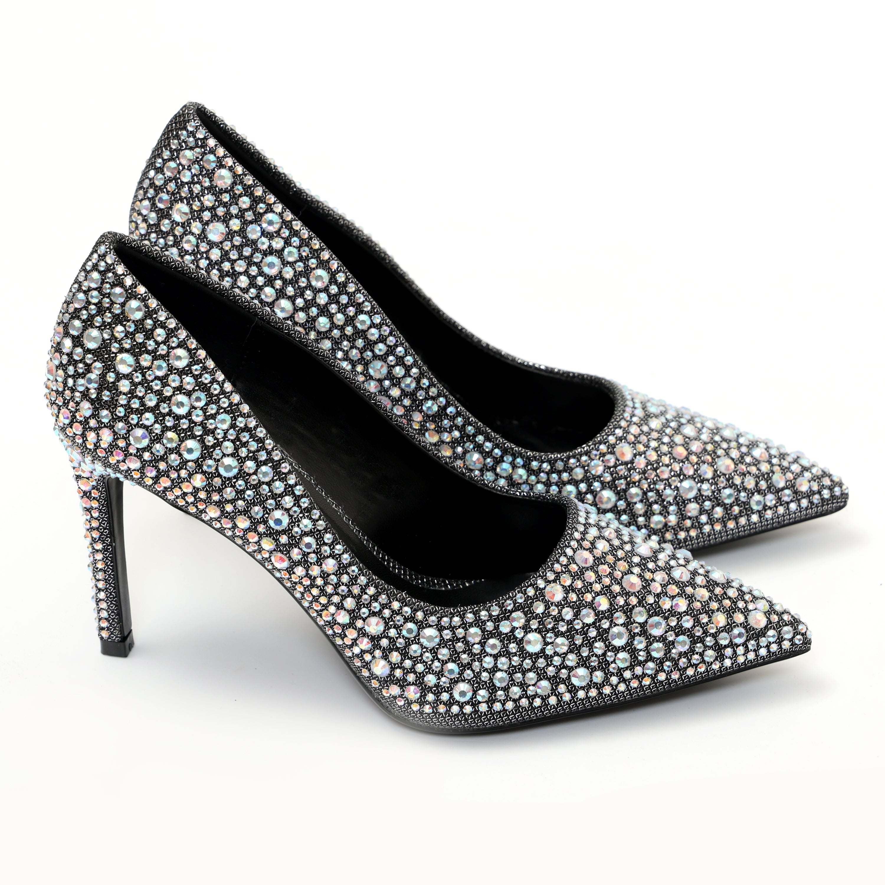 Dècolletè in simil pelle ricoperti di strass- Art.SP537