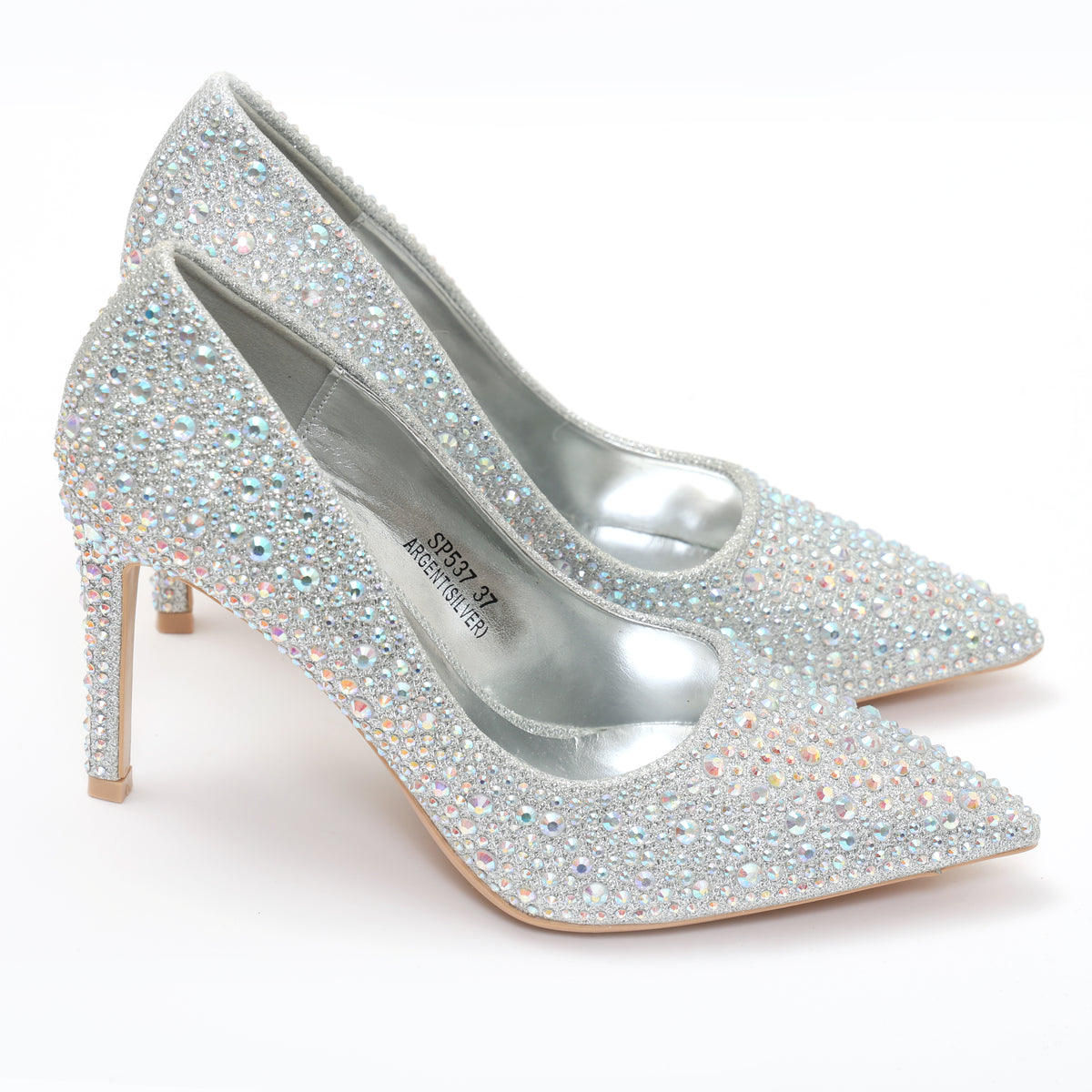 Dècolletè in simil pelle ricoperti di strass- Art.SP537