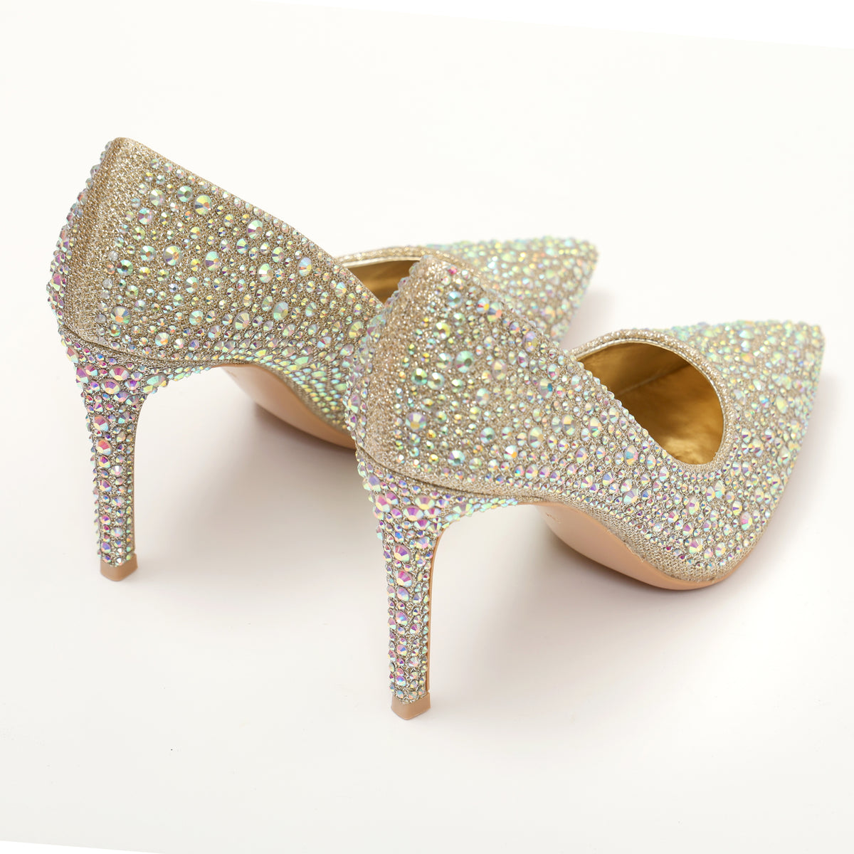 Dècolletè in simil pelle ricoperti di strass- Art.SP537