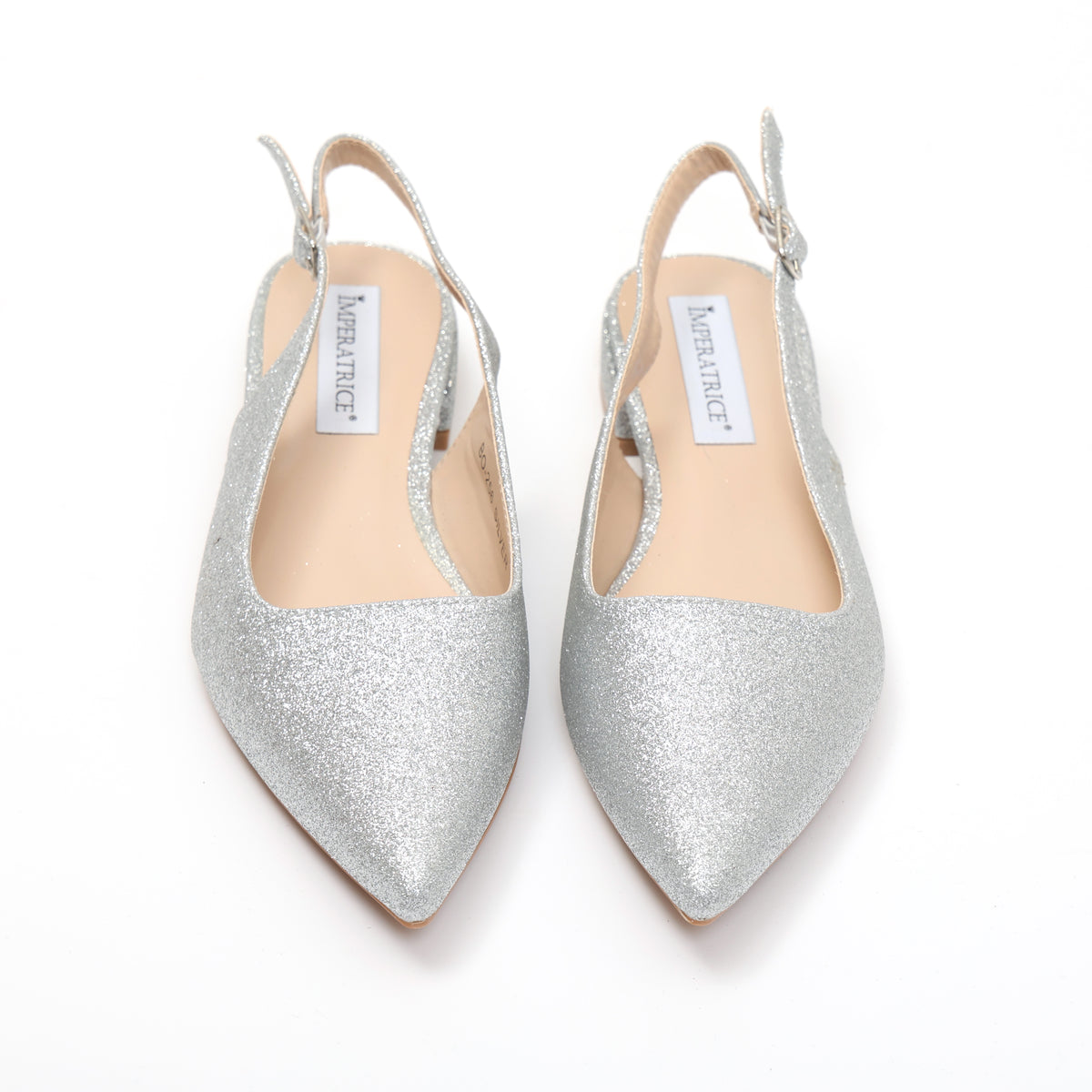 Ballerine slingback in simil pelle brillantinate- Art.BO256