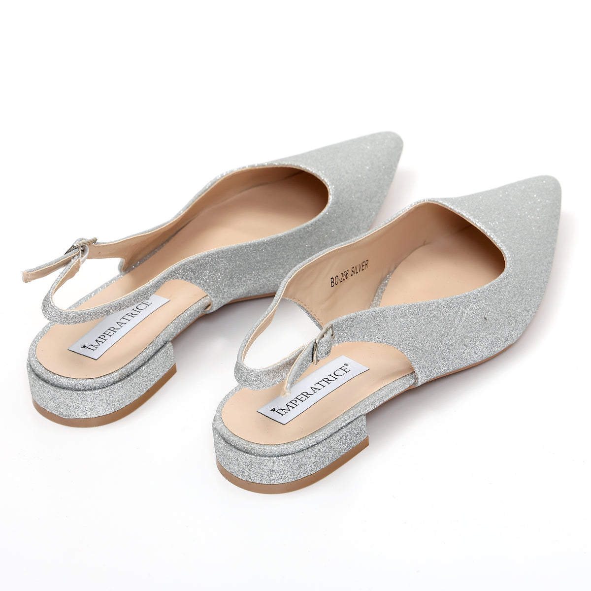 Ballerine slingback in simil pelle brillantinate- Art.BO256