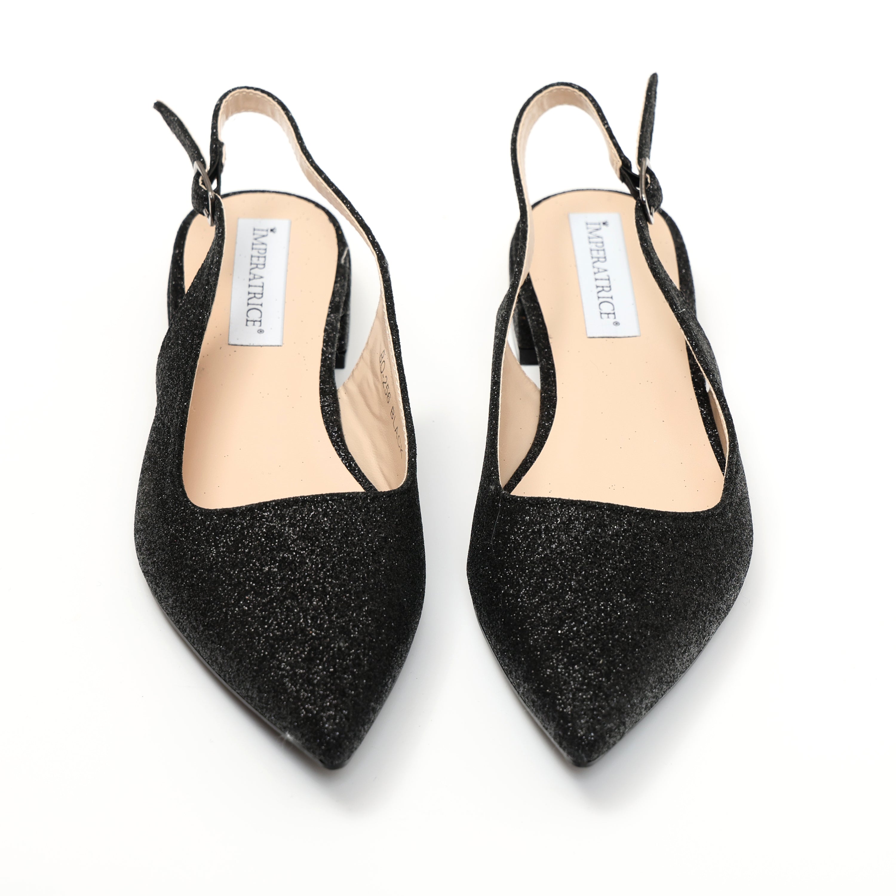 Ballerine slingback in simil pelle brillantinate- Art.BO256