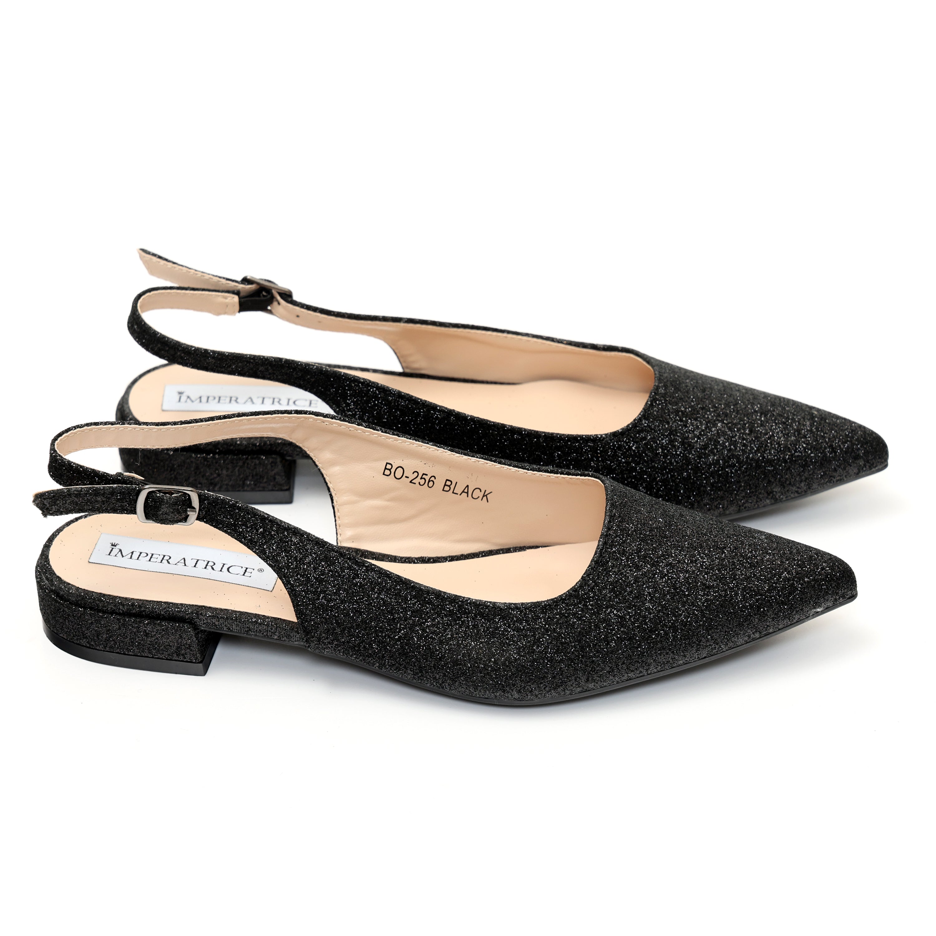 Ballerine slingback in simil pelle brillantinate- Art.BO256