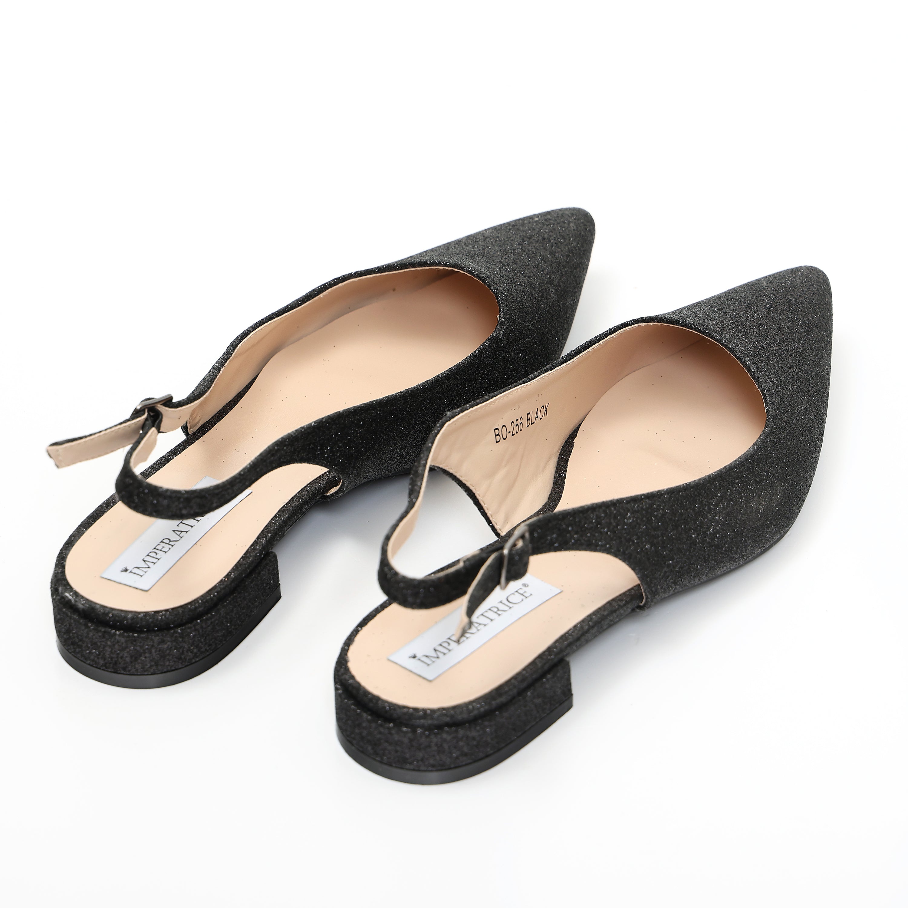 Ballerine slingback in simil pelle brillantinate- Art.BO256