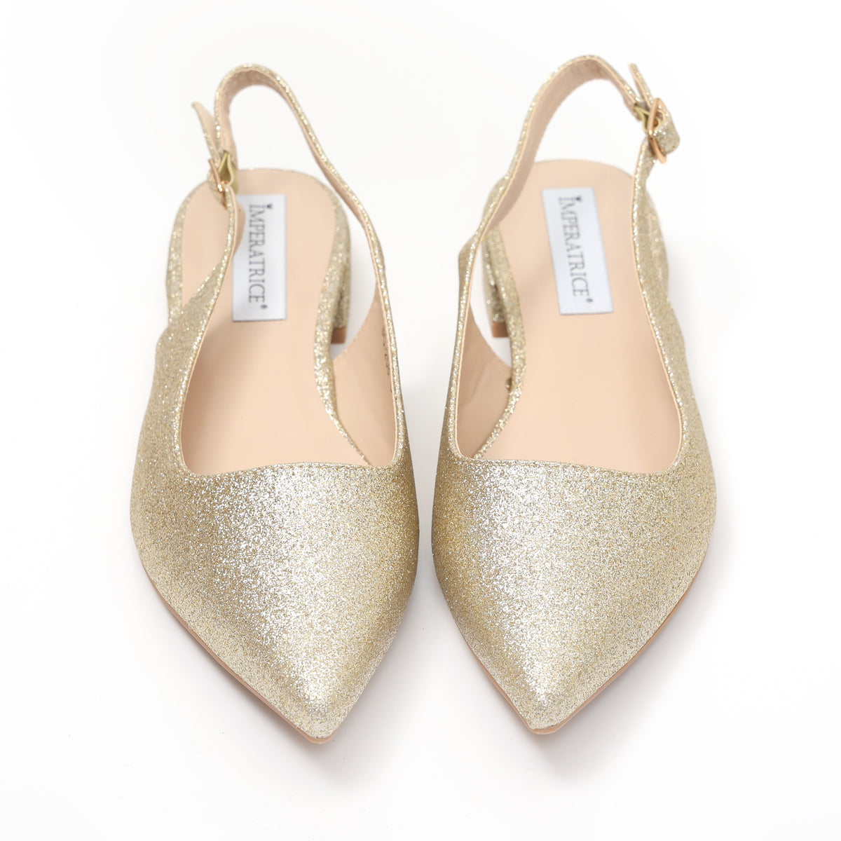 Ballerine slingback in simil pelle brillantinate- Art.BO256