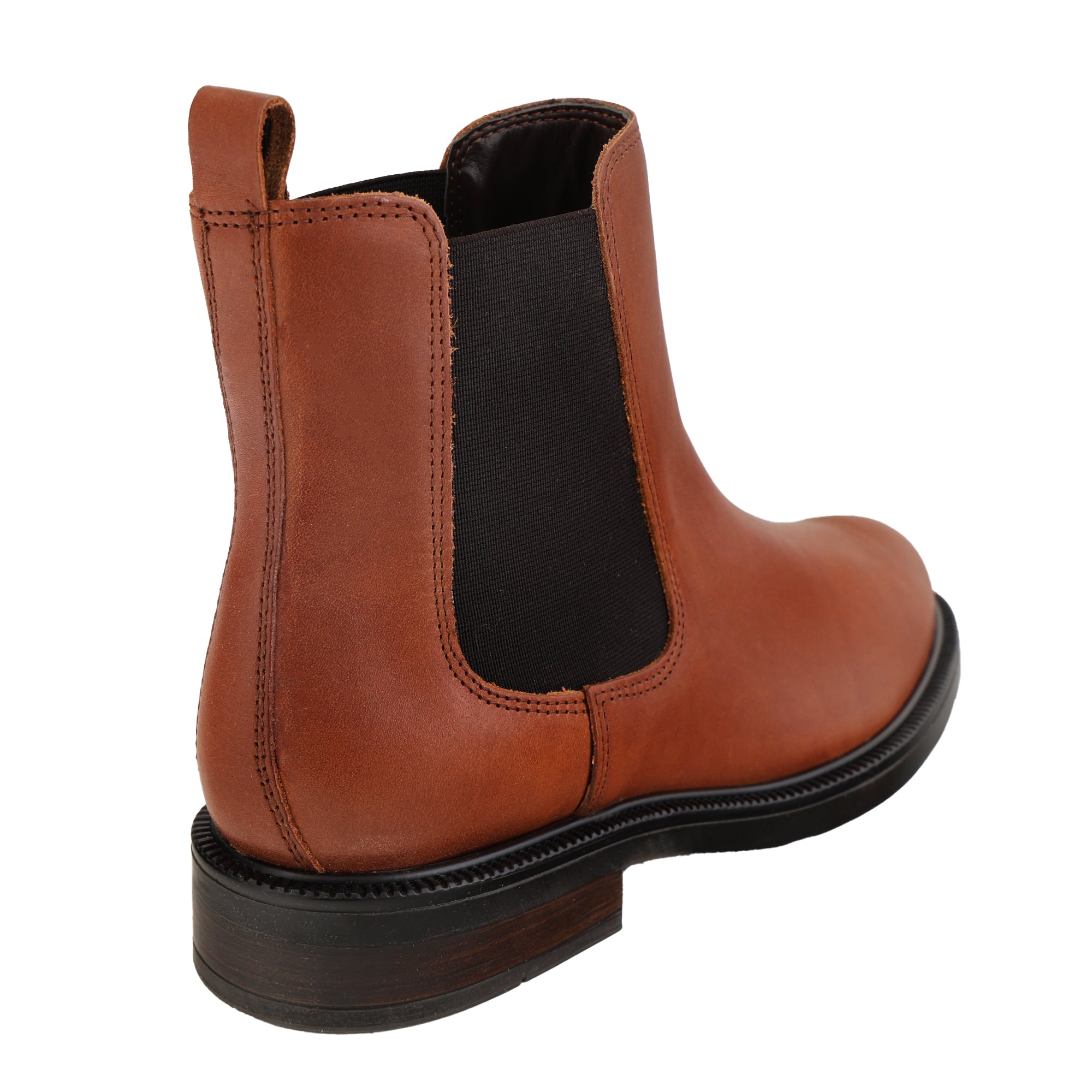 Stivale cavallerizzo in pelle di vitello con fascia elastica - Art.823005PELLE