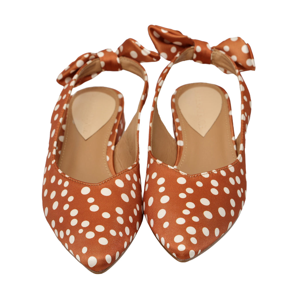 Ballerine pois - tacco 3,0 cm -Art.CL080