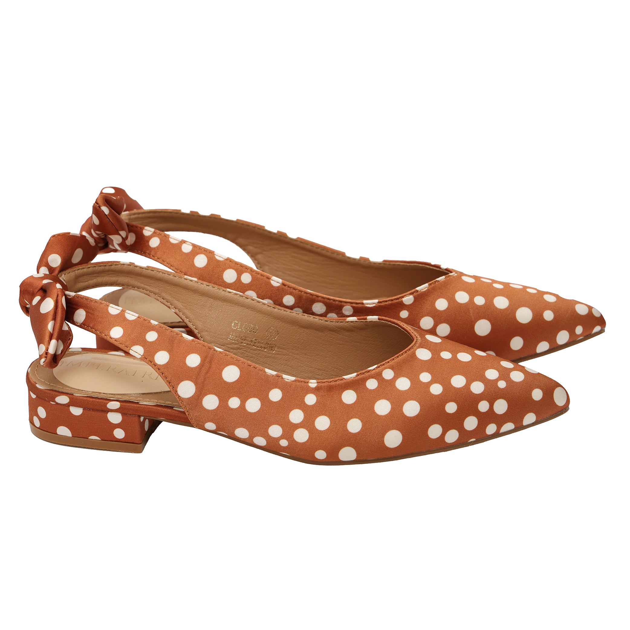 Ballerine pois - tacco 3,0 cm -Art.CL080