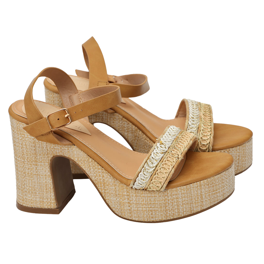 Sandali cinturino - tacco 11,0 cm - plateaux 4,0 cm -Art.BK574