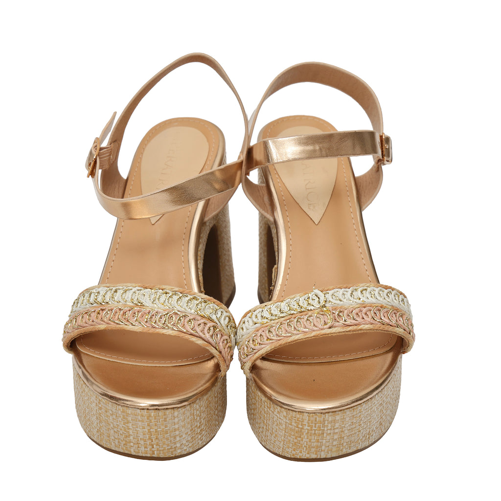 Sandali cinturino - tacco 11,0 cm - plateaux 4,0 cm -Art.BK574