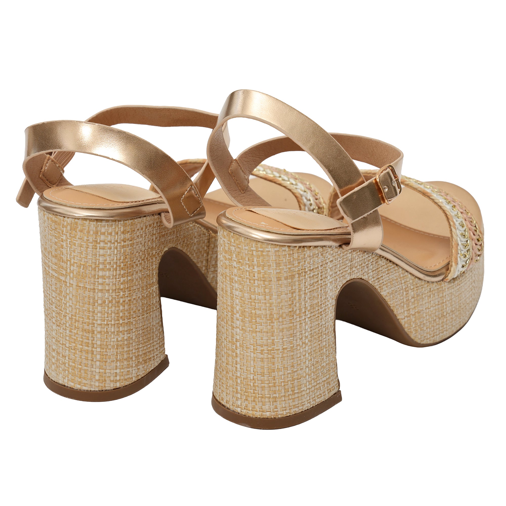 Sandali cinturino - tacco 11,0 cm - plateaux 4,0 cm -Art.BK574