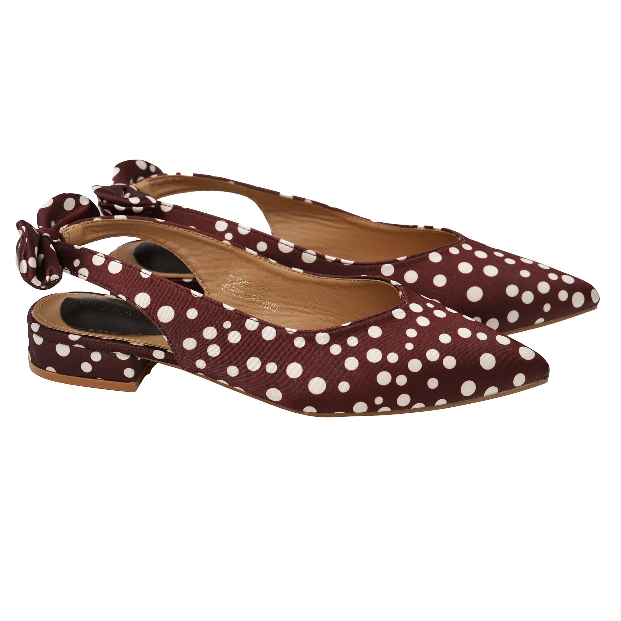 Ballerine pois - tacco 3,0 cm -Art.CL080