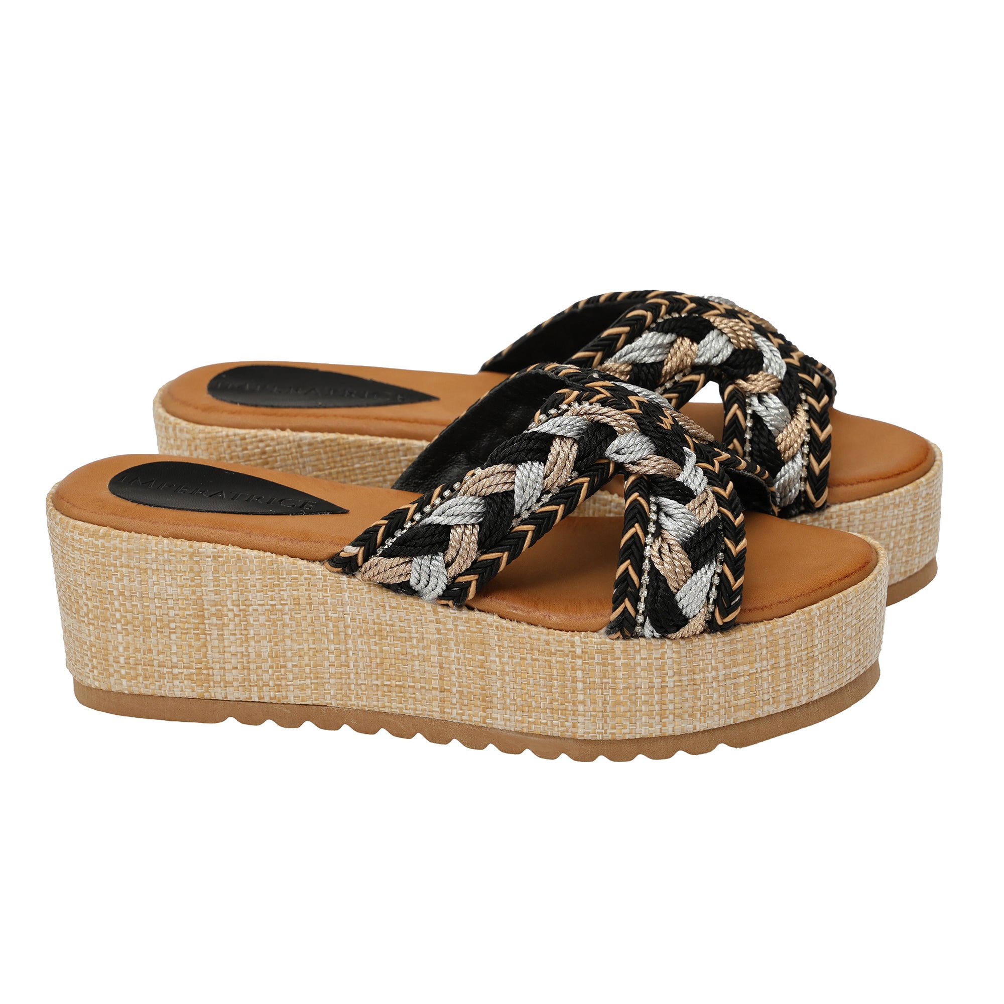Ciabatta - tacco 6,5 cm - plateaux 4,0 cm -Art.BK578