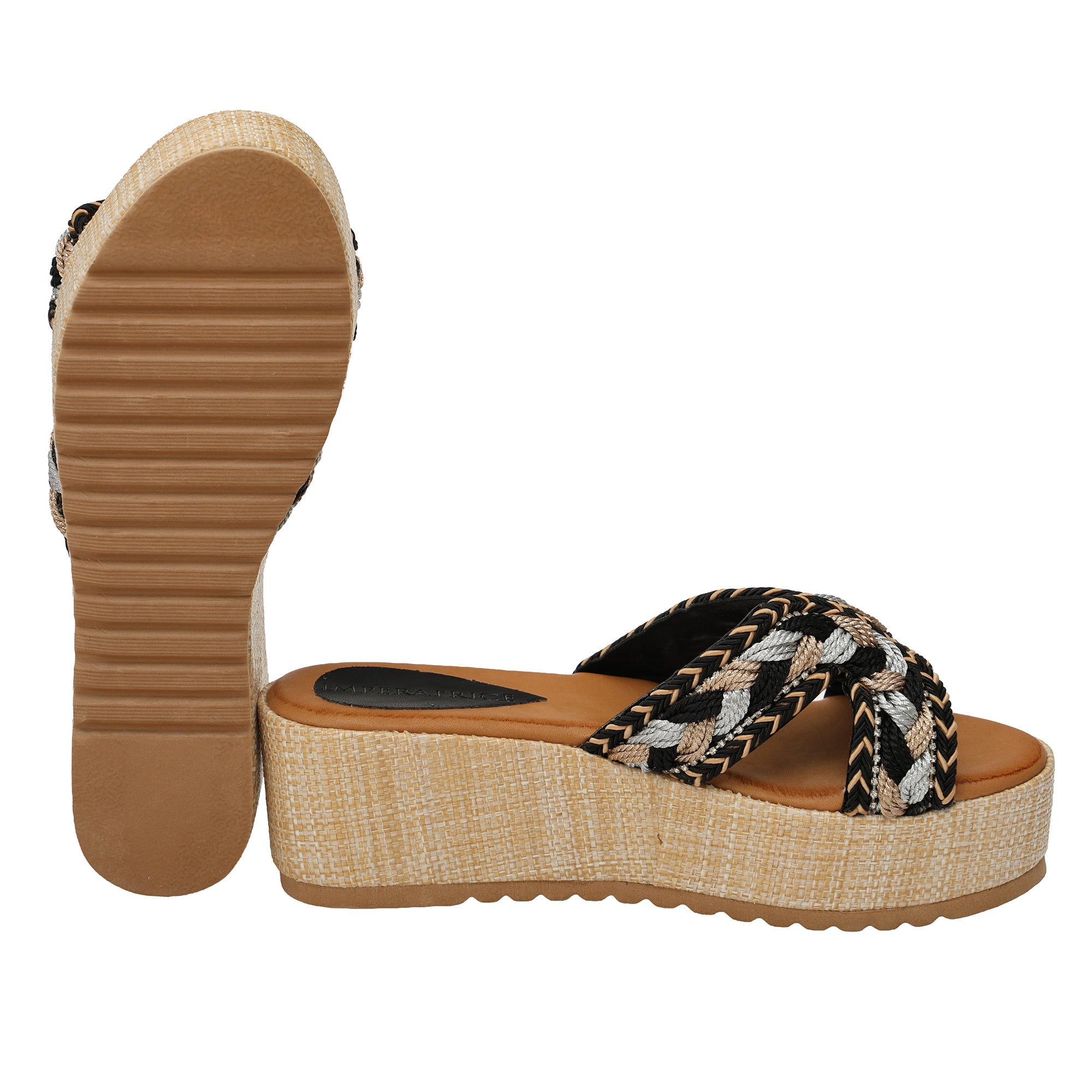 Ciabatta - tacco 6,5 cm - plateaux 4,0 cm -Art.BK578
