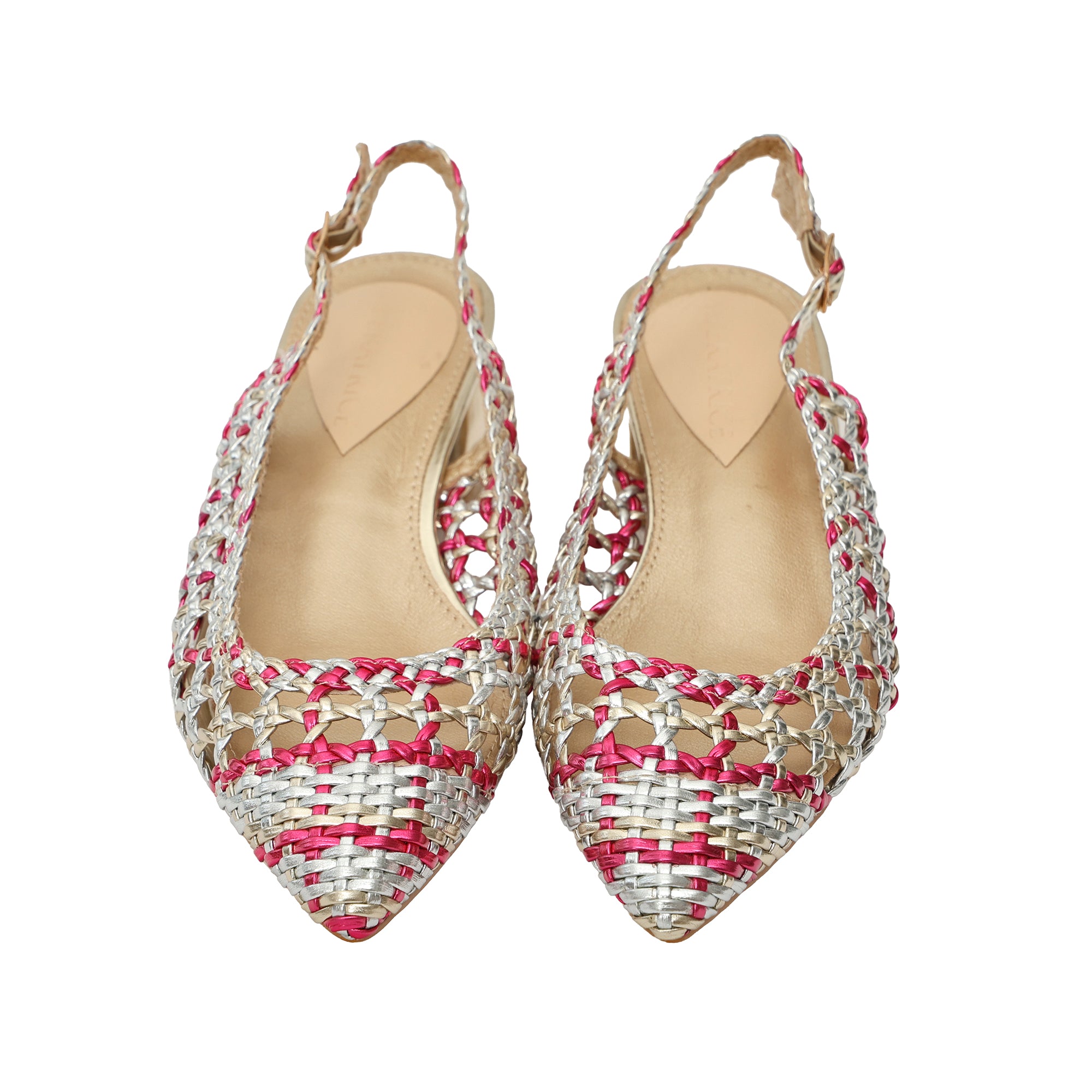 Sandali intreccio - tacco 4,5 cm -Art.BK560