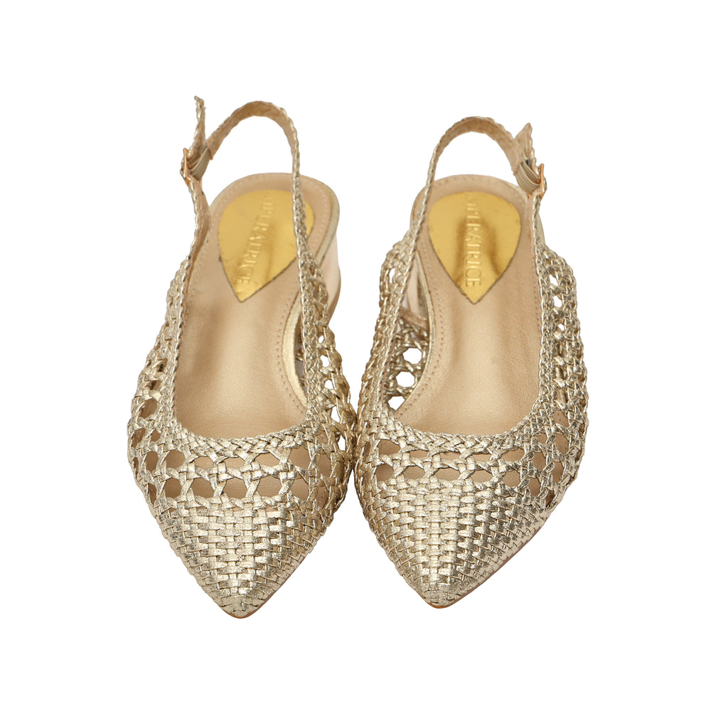 Sandali intreccio - tacco 4,5 cm -Art.BK560