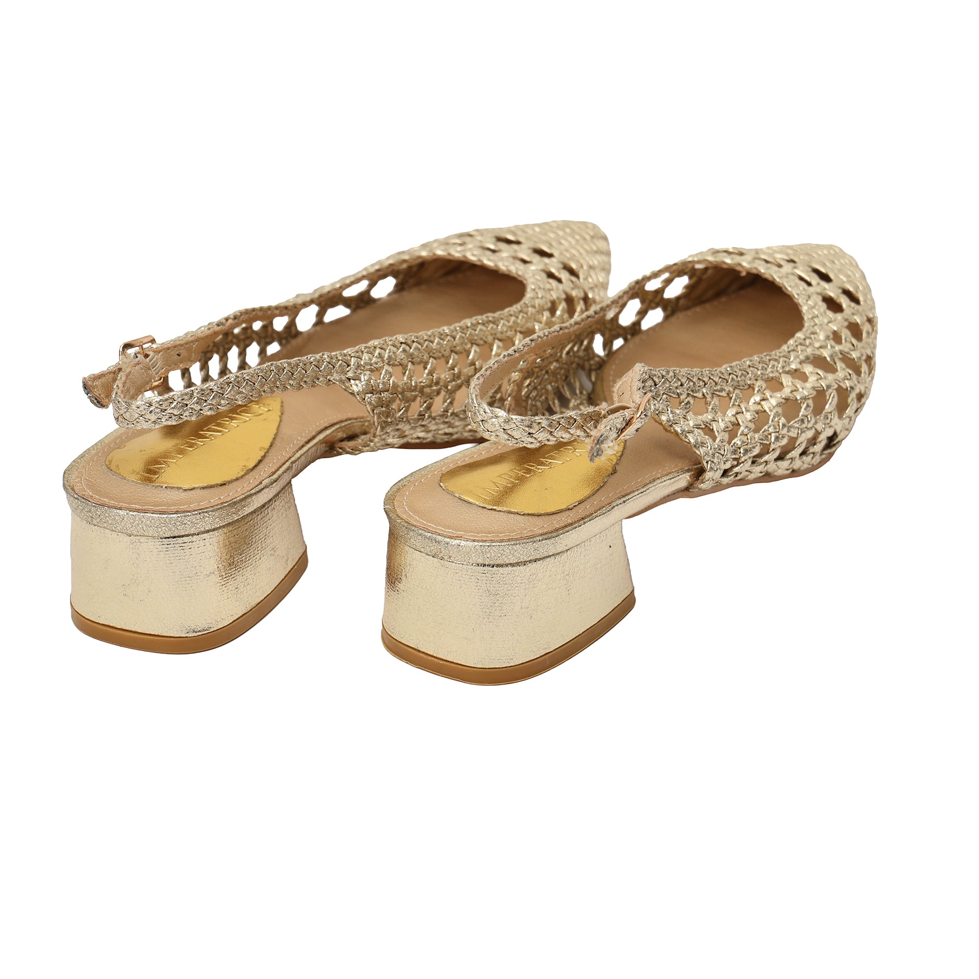 Sandali intreccio - tacco 4,5 cm -Art.BK560