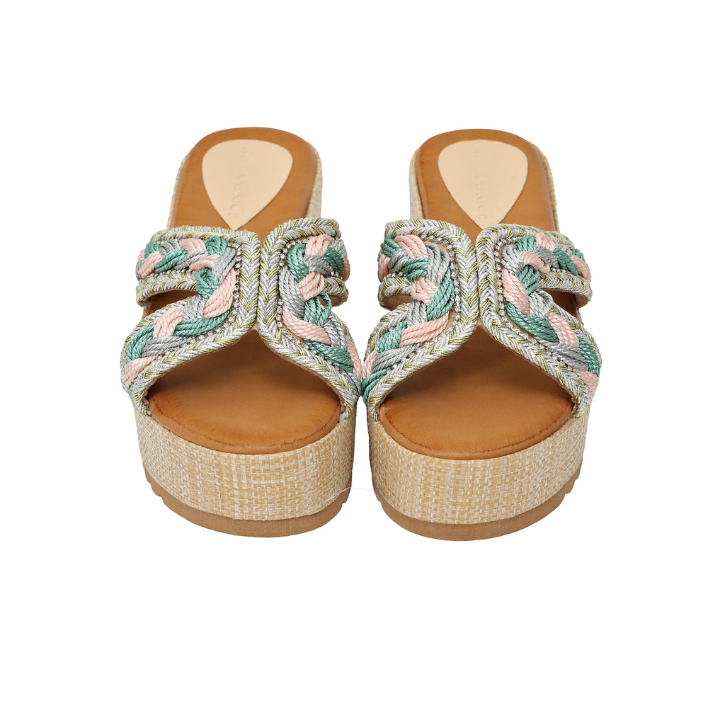 Ciabatta - tacco 6,5 cm - plateaux 4,0 cm -Art.BK578