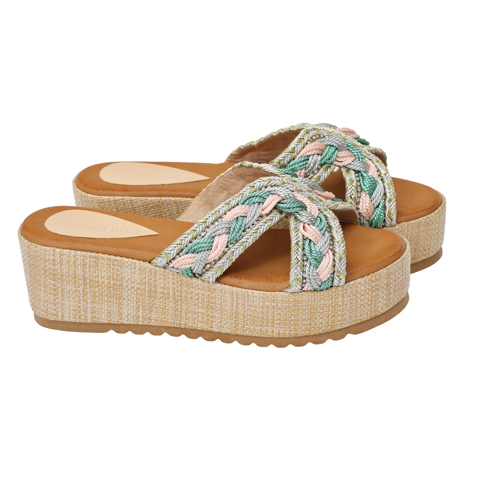 Ciabatta - tacco 6,5 cm - plateaux 4,0 cm -Art.BK578